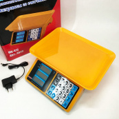 Електронні ваги для товарів Matarix MX-412 до 50 кг, Функціональні електронні ваги для торгівлі. Зображення №13