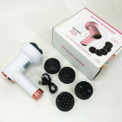 Массажер антицеллюлитный для тела рук и ног 4 насадки 6 скоростей Deep Rolling Massager. Цвет: белый. Изображение №2 Массажер антицеллюлитный для тела рук и ног 4 насадки 6 скоростей Deep Rolling Massager. Цвет: белый. Изображение №2
