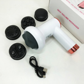 Массажер антицеллюлитный для тела рук и ног 4 насадки 6 скоростей Deep Rolling Massager. Цвет: белый. Изображение №5 Массажер антицеллюлитный для тела рук и ног 4 насадки 6 скоростей Deep Rolling Massager. Цвет: белый. Изображение №5