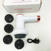 Массажер антицеллюлитный для тела рук и ног 4 насадки 6 скоростей Deep Rolling Massager. Цвет: белый. Изображение №14 Массажер антицеллюлитный для тела рук и ног 4 насадки 6 скоростей Deep Rolling Massager. Цвет: белый. Изображение №14