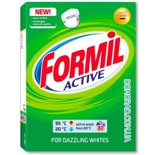 Formil Сухий порошок Aktiv 80прань 5,2кг Formil Сухий порошок Aktiv 80прань 5,2кг