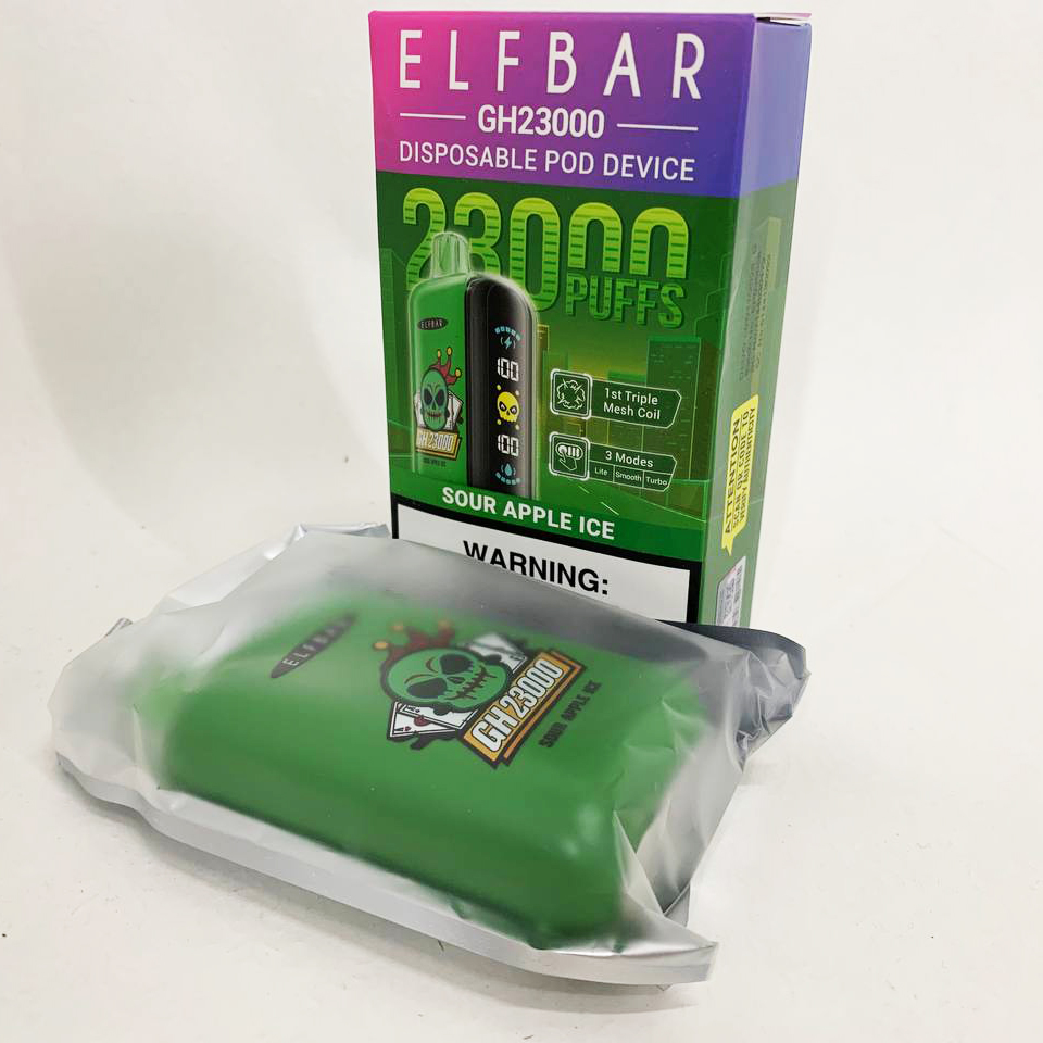 ELF BAR GH 23000 5%. Кисле Яблуко (Sour Apple Ice) ELF BAR GH 23000 5%. Кисле Яблуко (Sour Apple Ice)
