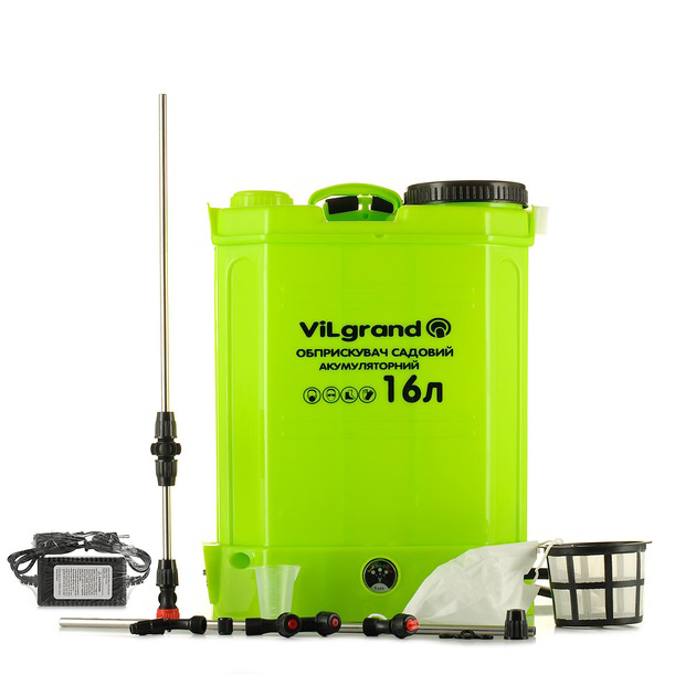 Опрыскиватель аккумуляторный ViLgrand SGA-16RP 16 л Опрыскиватель аккумуляторный ViLgrand SGA-16RP 16 л
