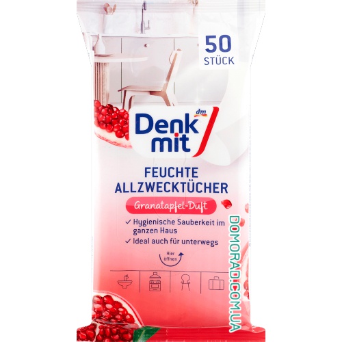 Denkmit Серветки для прибирання Granatapfel 50шт. Denkmit Серветки для прибирання Granatapfel 50шт.