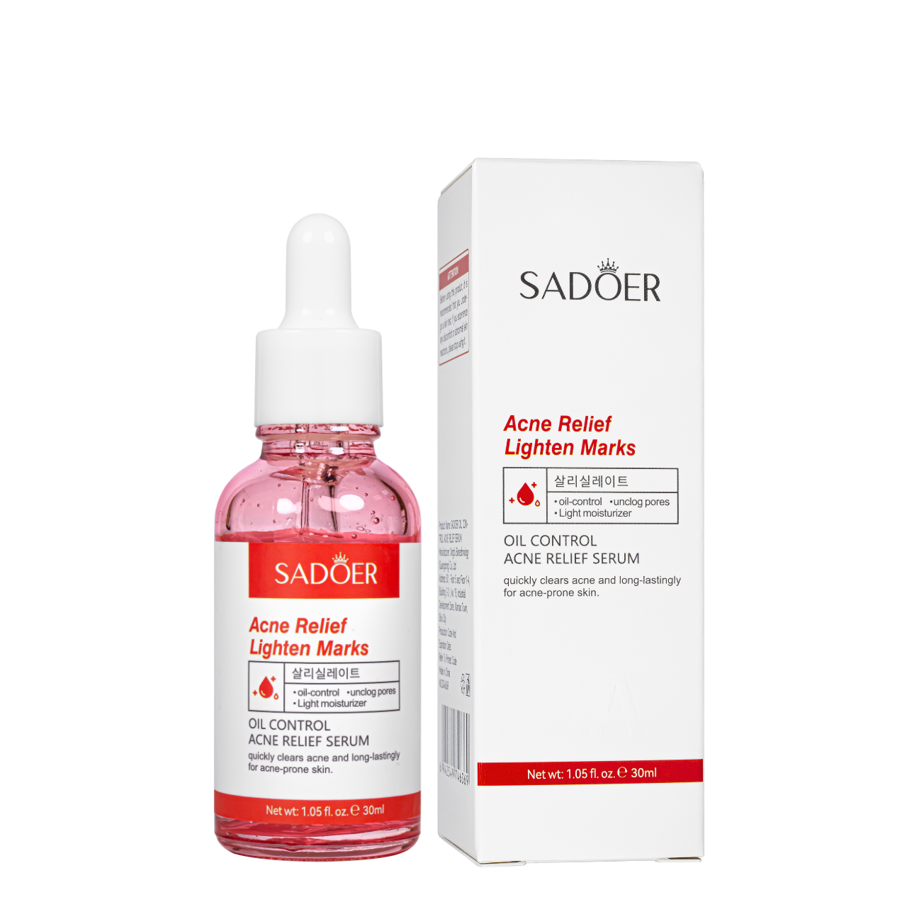 Сироватка для обличчя проти акне Sadoer із саліциловою кислотою 30 мл Сироватка для обличчя проти акне Sadoer із саліциловою кислотою 30 мл