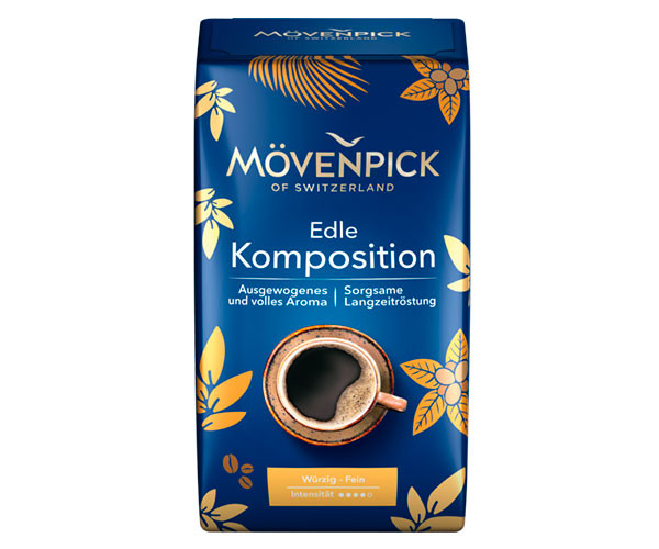 Кава Movenpick Edle Komposition мелена 500 г Розвакумована Кава Movenpick Edle Komposition мелена 500 г Розвакумована