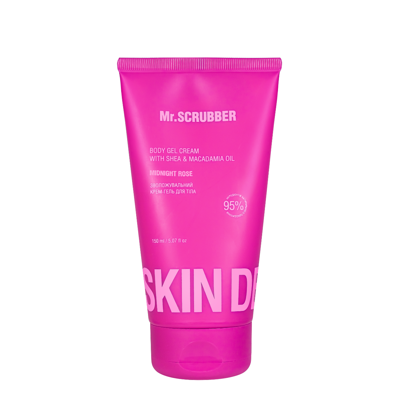 Крем-гель для тіла зволожувальний Mr. Scrubber Skin Delights Midnight Rose, 150 мл Крем-гель для тіла зволожувальний Mr. Scrubber Skin Delights Midnight Rose, 150 мл