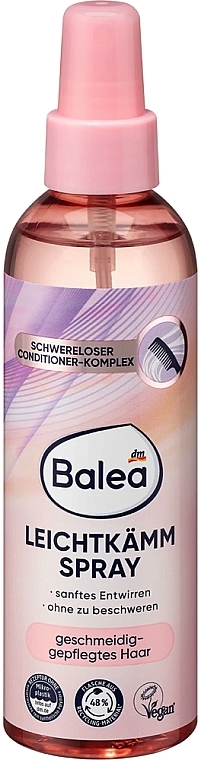Спрей для розчісування волосся Balea Leicht 200 мл Спрей для розчісування волосся Balea Leicht 200 мл