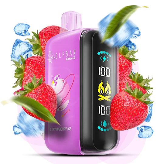 Elf Bar Raya D3 25000. Полуниця (Strawberry Ice) Elf Bar Raya D3 25000. Полуниця (Strawberry Ice)