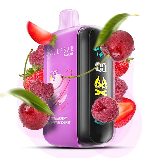 Elf Bar Raya D3 25000. Полуниця Малина Вишня (Strawberry Raspberry Cherry) Elf Bar Raya D3 25000. Полуниця Малина Вишня (Strawberry Raspberry Cherry)