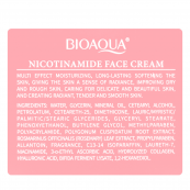 Крем для обличчя зволожувальний Bioaqua Nicotinamide Cream з ніацинамідом 50 мл. Зображення №3