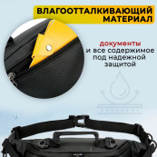 Тактична водонепроникна сумка через плече, чоловіча сумка для риболовлі та активного відпочинку. Зображення №13