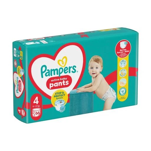 Трусики Pampers розмір 4 (9-15 кг) 66 шт Трусики Pampers розмір 4 (9-15 кг) 66 шт