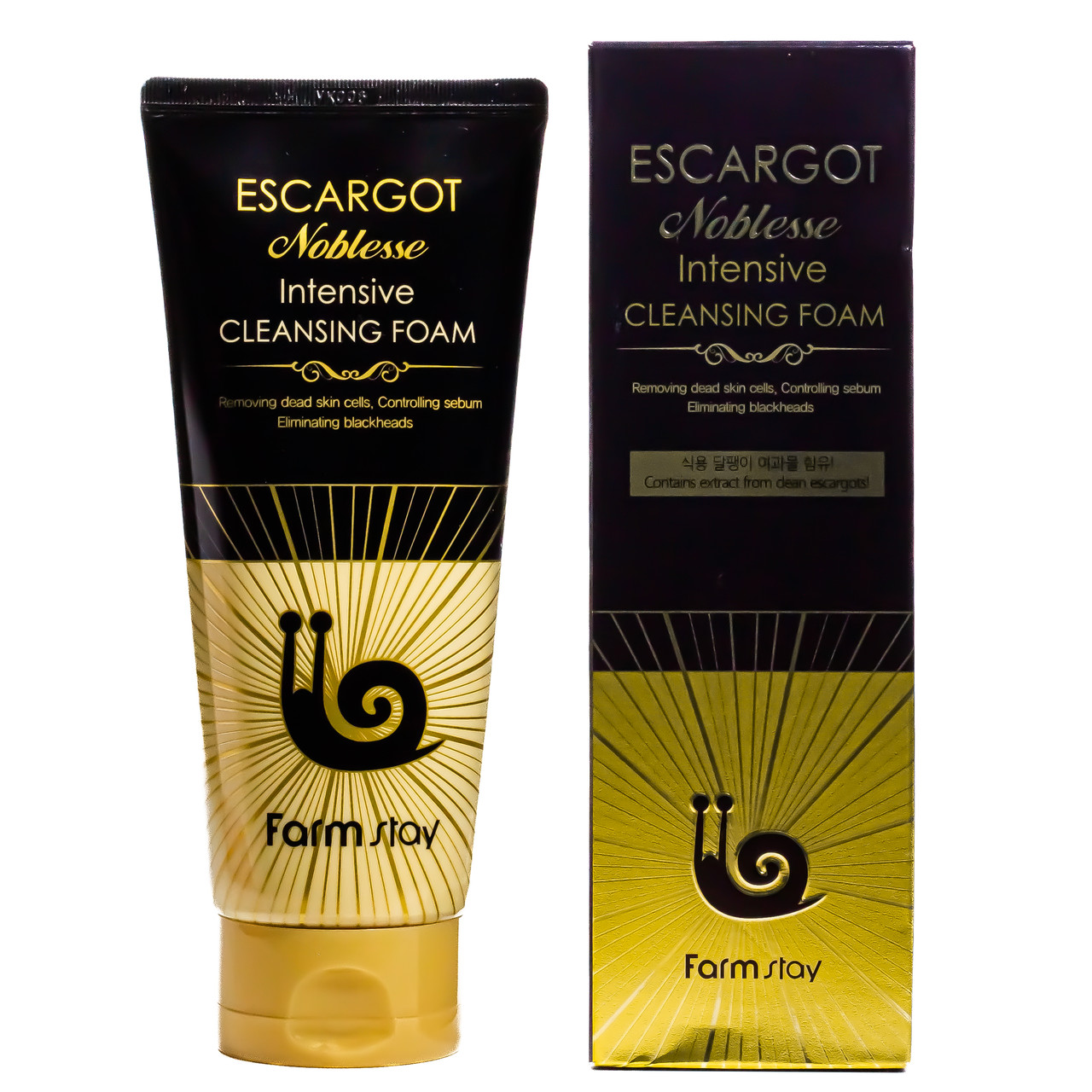 Пінка для вмивання FarmStay Escargot Noblesse очищувальна 180 мл Пінка для вмивання FarmStay Escargot Noblesse очищувальна 180 мл