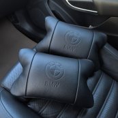 Преміальний набір автоподушок BMW із натуральної шкіри – подушки + брелок. Зображення №7