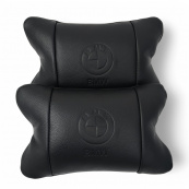 Преміальний набір автоподушок BMW із натуральної шкіри – подушки + брелок. Зображення №15