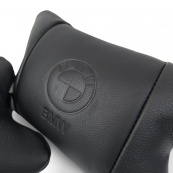 Преміальний набір автоподушок BMW із натуральної шкіри – подушки + брелок. Зображення №16