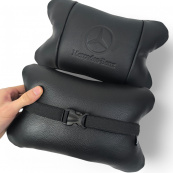 Набір шкіряних подушок Mercedes-Benz + брелок у подарунок, подушка на підголовник. Зображення №18 Набір шкіряних подушок Mercedes-Benz + брелок у подарунок, подушка на підголовник. Зображення №18