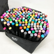 Набор скетч маркеров для рисования Touch 168 шт./уп. двусторонние профессиональные фломастеры для художников. Изображение №24 Набор скетч маркеров для рисования Touch 168 шт./уп. двусторонние профессиональные фломастеры для художников. Изображение №24