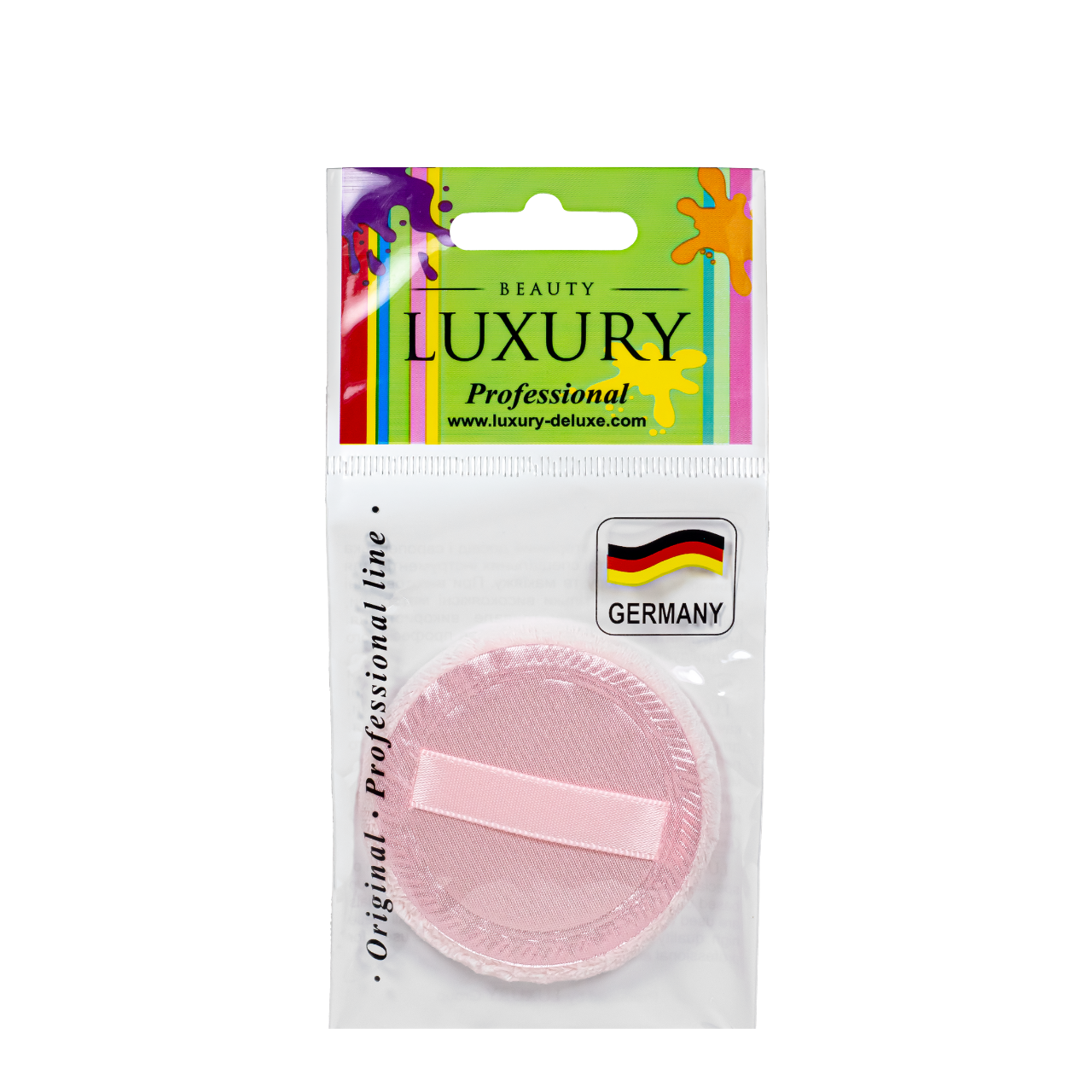 Спонж для макіяжу велюровий для нанесення пудри Beauty LUXURY SP-03 Рожевий Спонж для макіяжу велюровий для нанесення пудри Beauty LUXURY SP-03 Рожевий