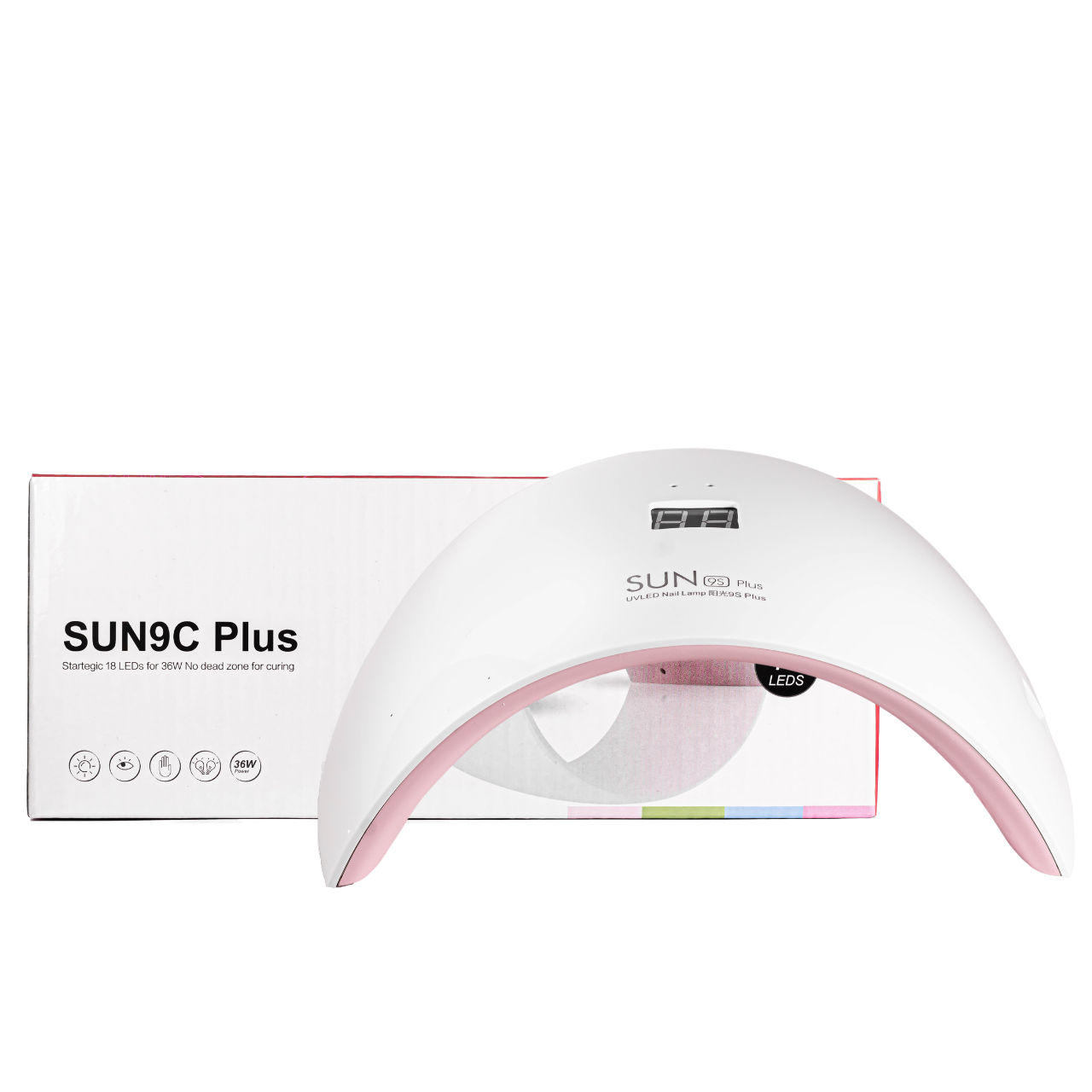 Лампа для сушіння гель-лаку SUN 9S Plus 18 Leds 36 W Лампа для сушіння гель-лаку SUN 9S Plus 18 Leds 36 W