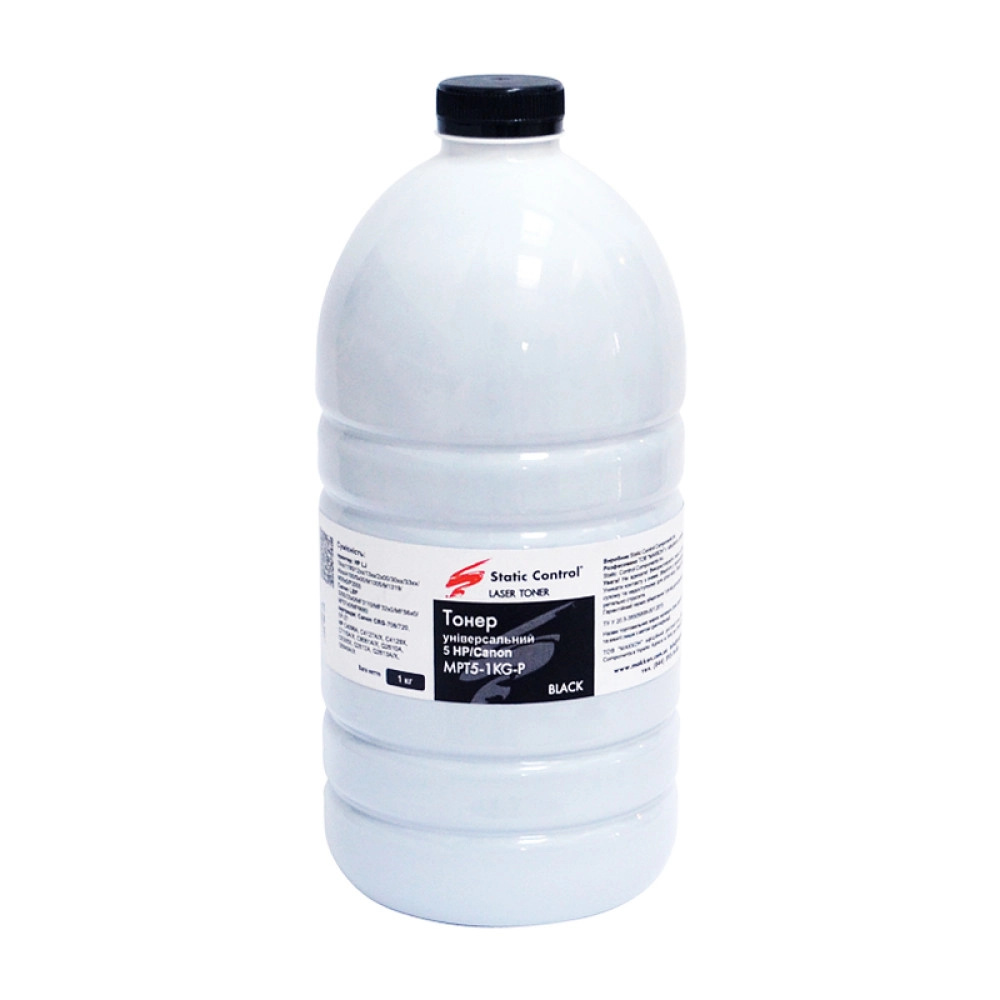Тонер універсальний MPT5 HP/Canon 1г (MPT5-1KG-P) Тонер універсальний MPT5 HP/Canon 1г (MPT5-1KG-P)