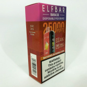 Эльф Raya D3 25000 Кавунова жуйка Watermelon Bubble Gum. Зображення №5