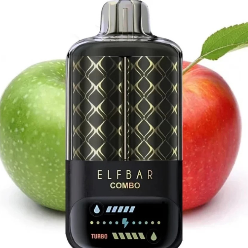 Ельф COMBO 25000 Переключение вкусов Яблоко / Анисовое Яблоко Green Apple / Double Apple Shisha