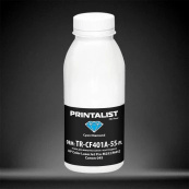 Тонер PRINTALIST для HP CLJ Pro M252/M452, Canon 045 бутль 1г Cyan (TR-CF401A-55-PL). Зображення №2 Тонер PRINTALIST для HP CLJ Pro M252/M452, Canon 045 бутль 1г Cyan (TR-CF401A-55-PL). Зображення №2
