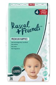 Підгузки Pascal + Friends розмір 4 (10-15 кг) 36 шт Підгузки Pascal + Friends розмір 4 (10-15 кг) 36 шт