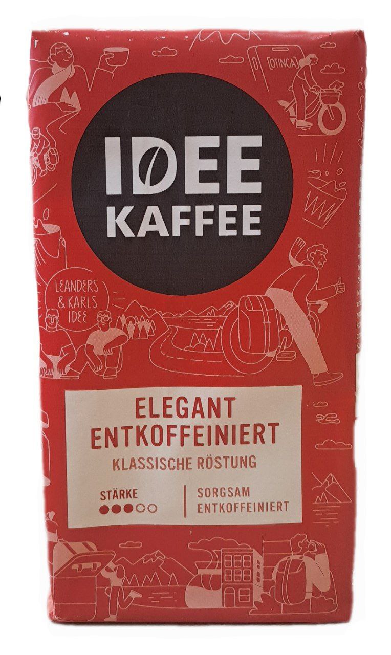 Кава мелена без кофеїну IDEE Entcoffeiniert 500 г Кава мелена без кофеїну IDEE Entcoffeiniert 500 г