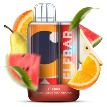 Elf Bar TE6000 5%. Кавун Груша Апельсин (Watermelon Pear Orange) Elf Bar TE6000 5%. Кавун Груша Апельсин (Watermelon Pear Orange)