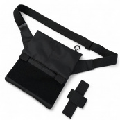 Сумка месенджер З КОБУРОЮ. Тактична сумка з тканини, 3 кишені, патч-панель, Cordura. Зображення №13