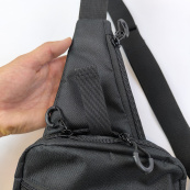 Тактична сумка на плече з кобурою, система MOLLE, патч-панель, Cordura. Зображення №10