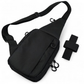 Тактична сумка на плече з кобурою, система MOLLE, патч-панель, Cordura. Зображення №11