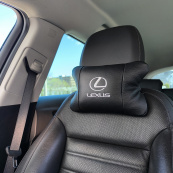 Набір автоподушок Lexus шкіра Італія+ подарунок, Автоподушки Лексус з вишивкою. Зображення №6 Набір автоподушок Lexus шкіра Італія+ подарунок, Автоподушки Лексус з вишивкою. Зображення №6