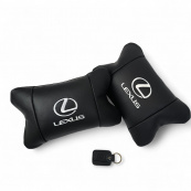 Набір автоподушок Lexus шкіра Італія+ подарунок, Автоподушки Лексус з вишивкою. Зображення №11 Набір автоподушок Lexus шкіра Італія+ подарунок, Автоподушки Лексус з вишивкою. Зображення №11