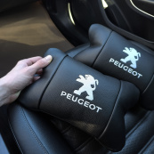 Набір подушок Peugeot із шкіри + брелок у подарунок, Автоподушки з вишивкою. Зображення №14