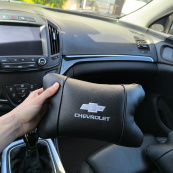 Автомобильные подушки Chevrolet из натуральной итальянской кожи + кожаный брелок в подарок. Изображение №10 Автомобильные подушки Chevrolet из натуральной итальянской кожи + кожаный брелок в подарок. Изображение №10
