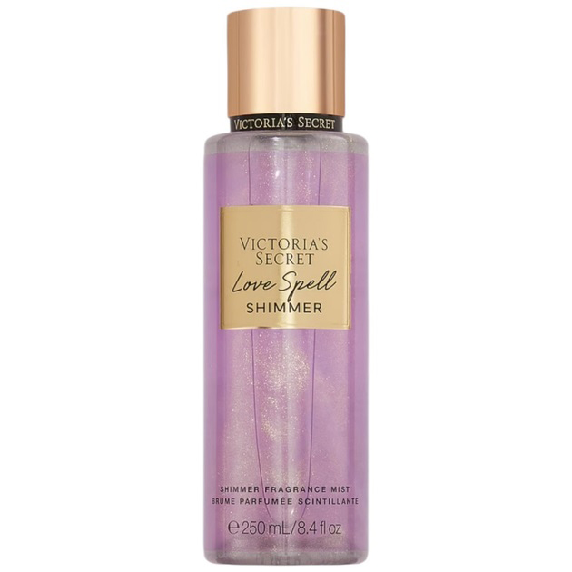 Парфюмированный спрей для тела Victoria's Secret Love Spell Shimmer 250 мл, original Парфюмированный спрей для тела Victoria's Secret Love Spell Shimmer 250 мл, original