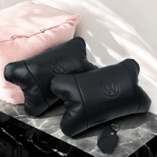 Набор кожаных подушек 2шт - Volkswagen на подголовник в машину, Автомобильная подушка. Изображение №8