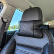 Набор кожаных подушек 2шт - Volkswagen на подголовник в машину, Автомобильная подушка. Изображение №22