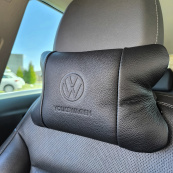 Набор кожаных подушек 2шт - Volkswagen на подголовник в машину, Автомобильная подушка. Изображение №23
