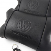 Набор кожаных подушек 2шт - Volkswagen на подголовник в машину, Автомобильная подушка. Изображение №24