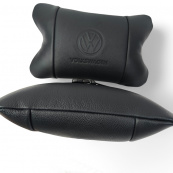 Набор кожаных подушек 2шт - Volkswagen на подголовник в машину, Автомобильная подушка. Изображение №28
