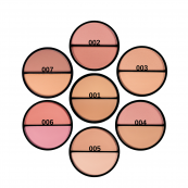 Рум'яна для обличчя TopFace Instyle Blush On подвійні РТ353 № 07. Зображення №6