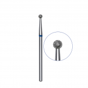 Фреза для манікюру куля 2.5 мм синя Staleks Pro Expert FA01B025. Зображення №2