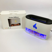 Лампа зволожувач повітря Docsal Flame 3 в 1 з соляним камінням, Портативний зволожувач лампа біла. Зображення №7 Лампа зволожувач повітря Docsal Flame 3 в 1 з соляним камінням, Портативний зволожувач лампа біла. Зображення №7