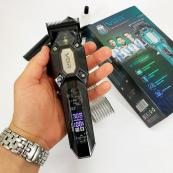 Акумуляторна машинка для стрижки VGR V-600. Колір: чорний. Зображення №5