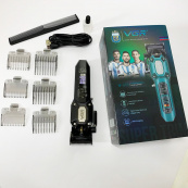 Акумуляторна машинка для стрижки VGR V-600. Колір: чорний. Зображення №6